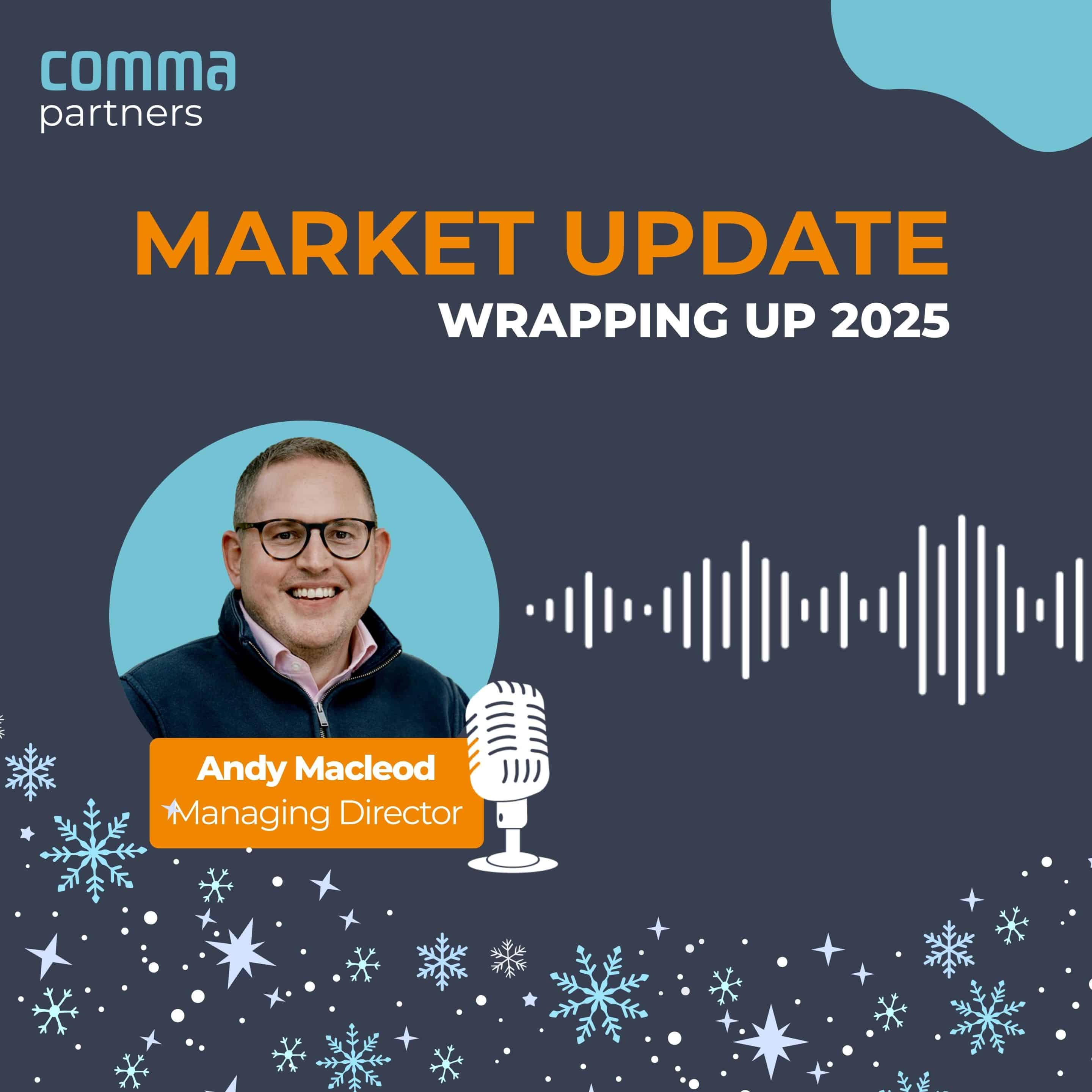 A graphic for the end of year market update